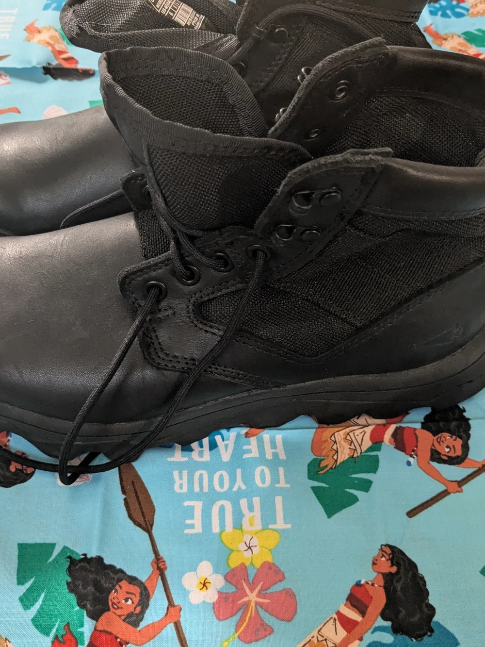 Black Tactical Work Boots